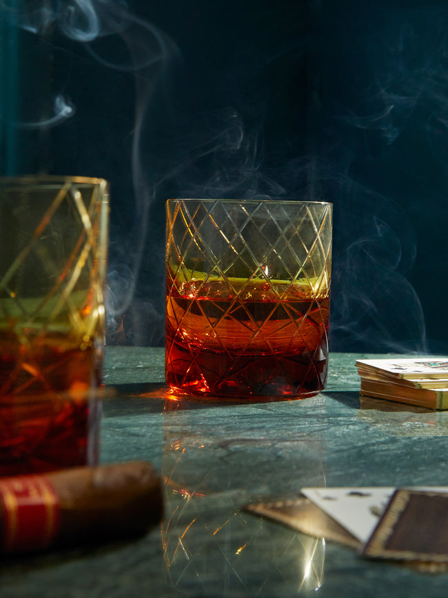 Moser - Bon Bon Hand-Blown Crystal Whiskey Glasses (Set of 2) -  - ABASK