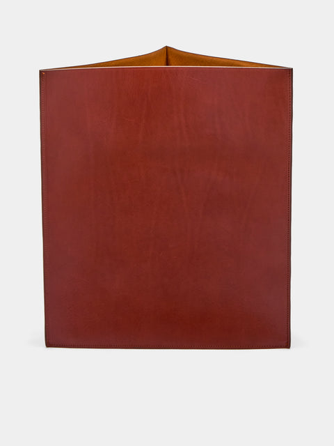 Les Few - Leather Triangular Bin -  - ABASK - 