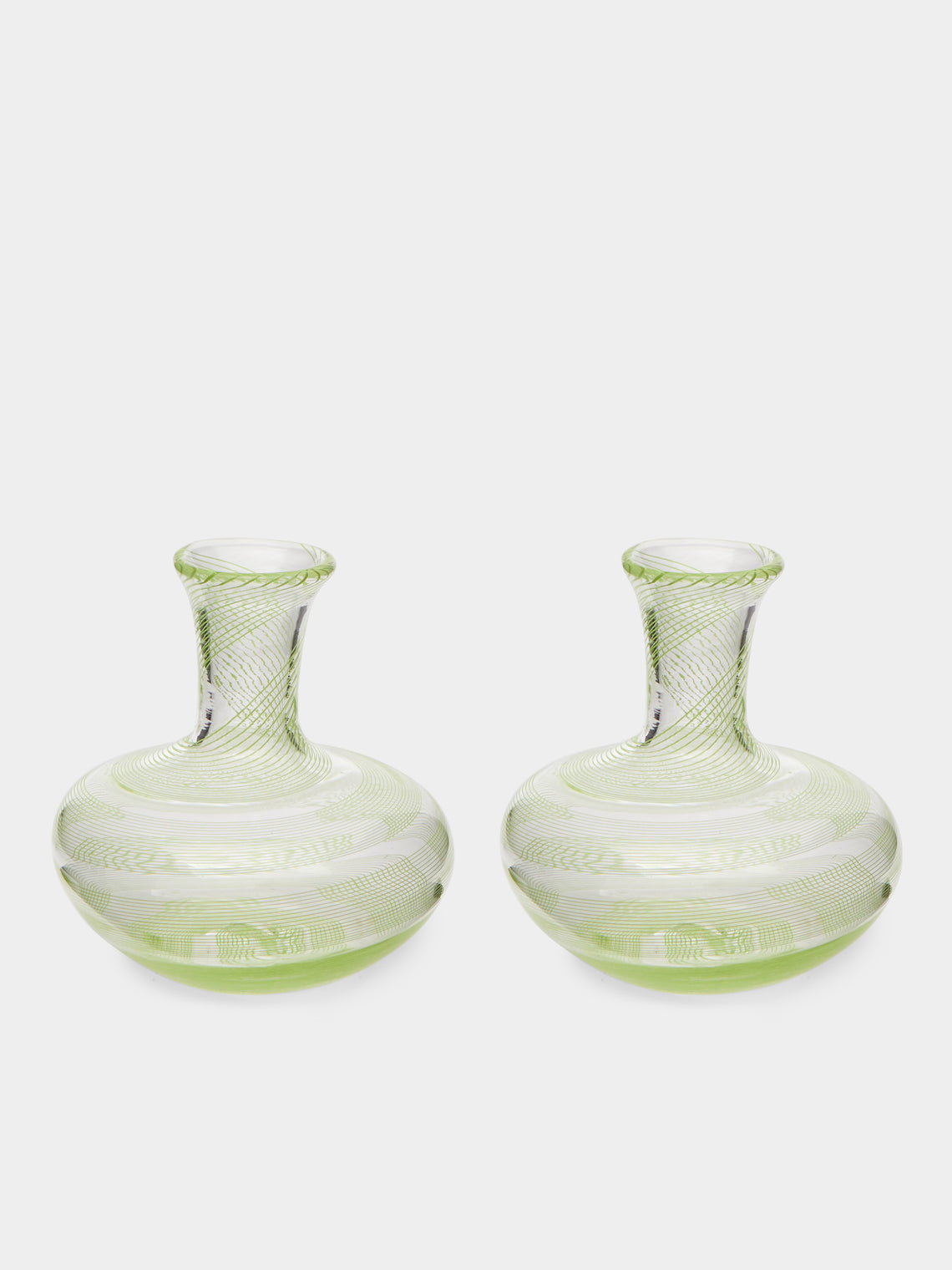 Andrew Iannazzi - Tendril Hand-Blown Glass Bud Vases (Set of 2) -  - ABASK