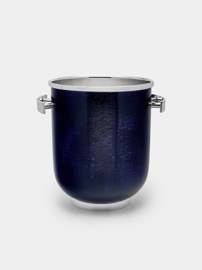 Zanetto - Avant Garde Enamelled Silver-Plated Champagne Bucket -  - ABASK - 