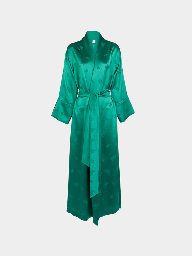 Loretta Caponi - Porzia Silk Robe -  - ABASK - 