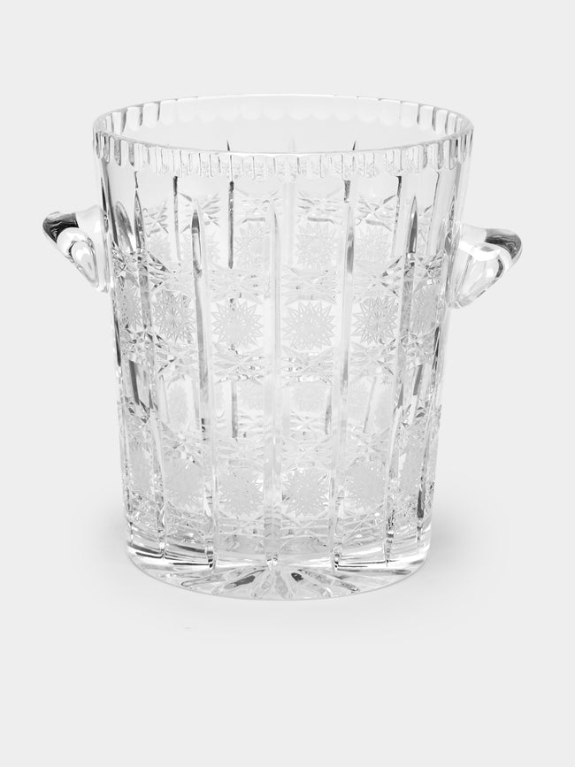 Antique and Vintage - 1970 Engraved Crystal Ice Bucket -  - ABASK - 