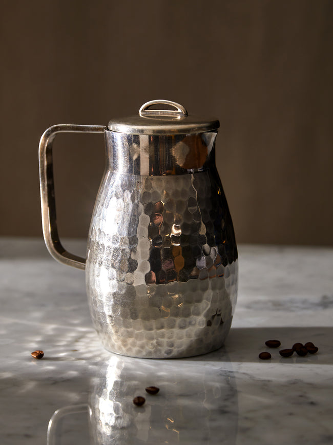 Antique and Vintage - 1950s Gio Ponti for Fratelli Calderoni Silver-Plated Coffee Pot -  - ABASK