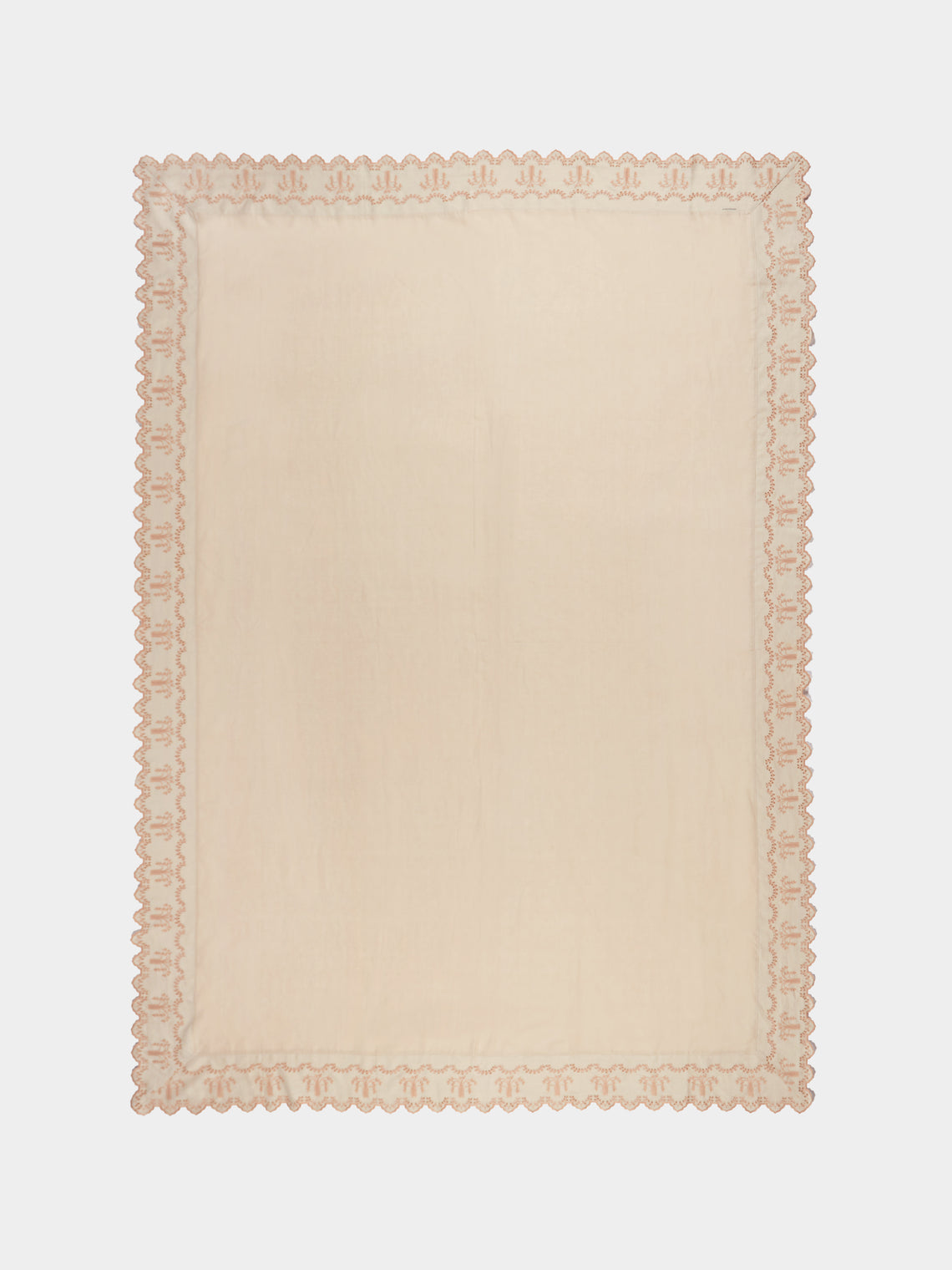 Borgo delle Tovaglie - Eden Embroidered Linen Rectangular Tablecloth -  - ABASK