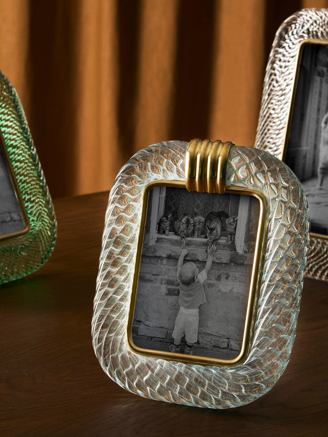 Antique and Vintage - Mid-Century Murano Glass Photo Frame -  - ABASK