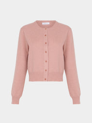 Ryan Roche - Cashmere Cropped Crew-Neck Cardigan -  - ABASK - 