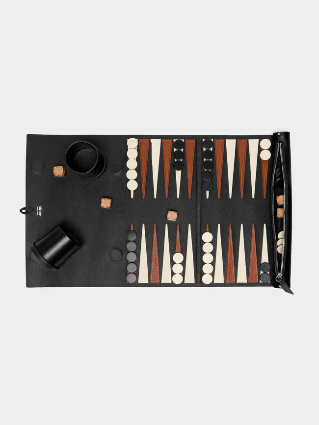 Métier - Leather Travel Backgammon Set -  - ABASK - 