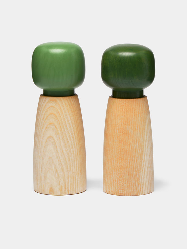 Marisa Klaster - Hand-Turned Wood Salt and Pepper Grinders (Set of 2) -  - ABASK - 