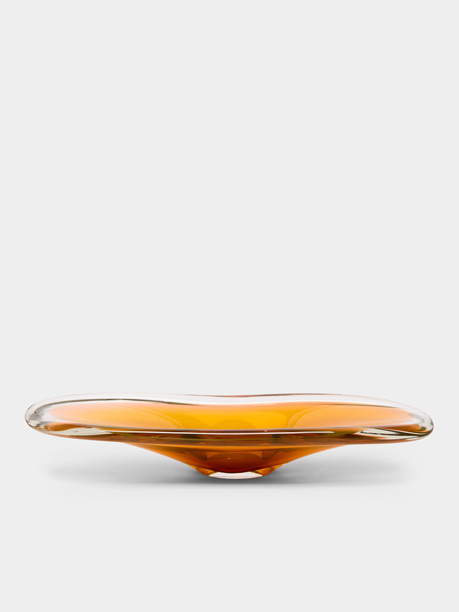 Antique and Vintage - 1960s Italian Glass Platter -  - ABASK - 