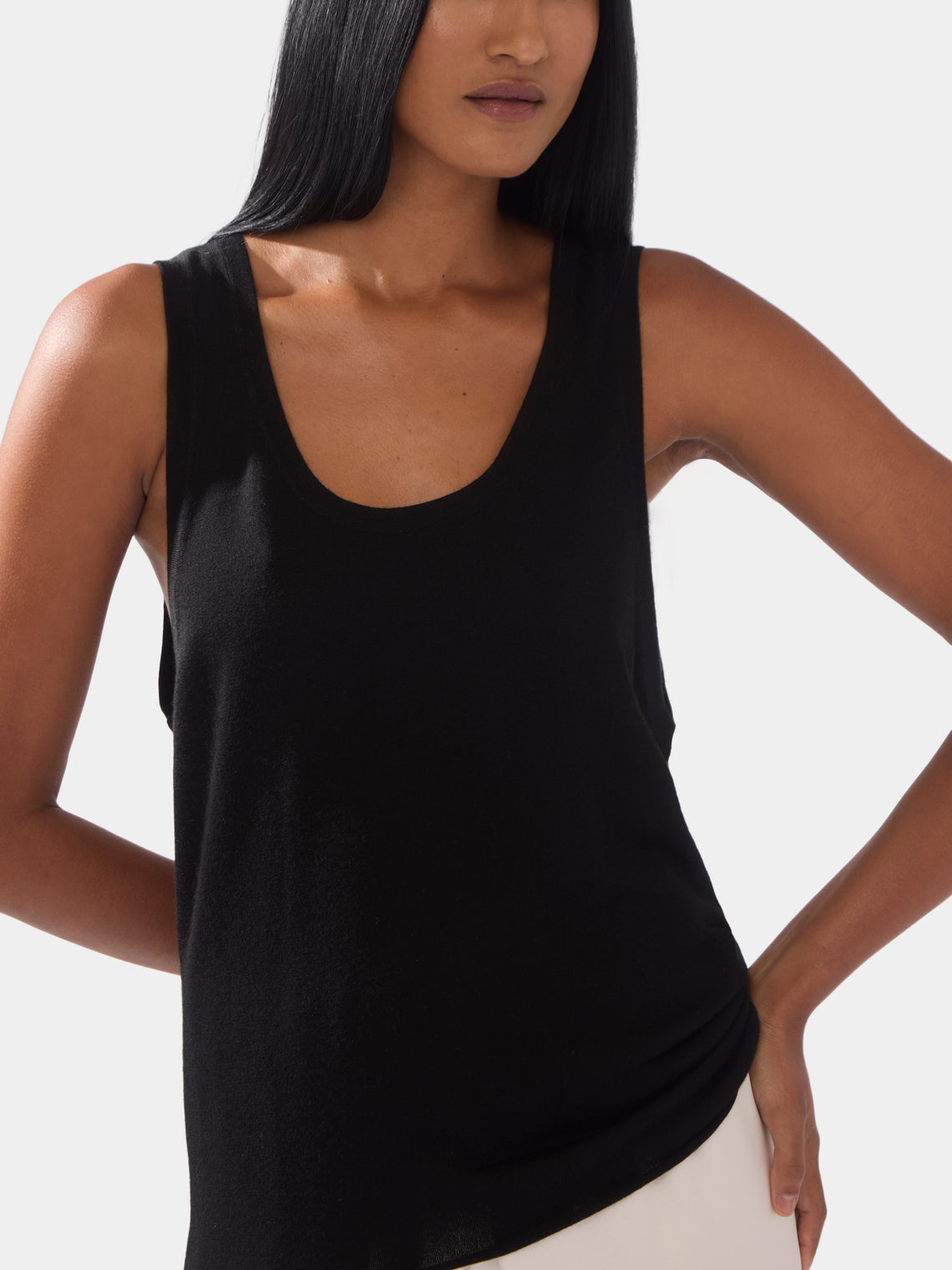 Ryan Roche - Cashmere Tank Top -  - ABASK