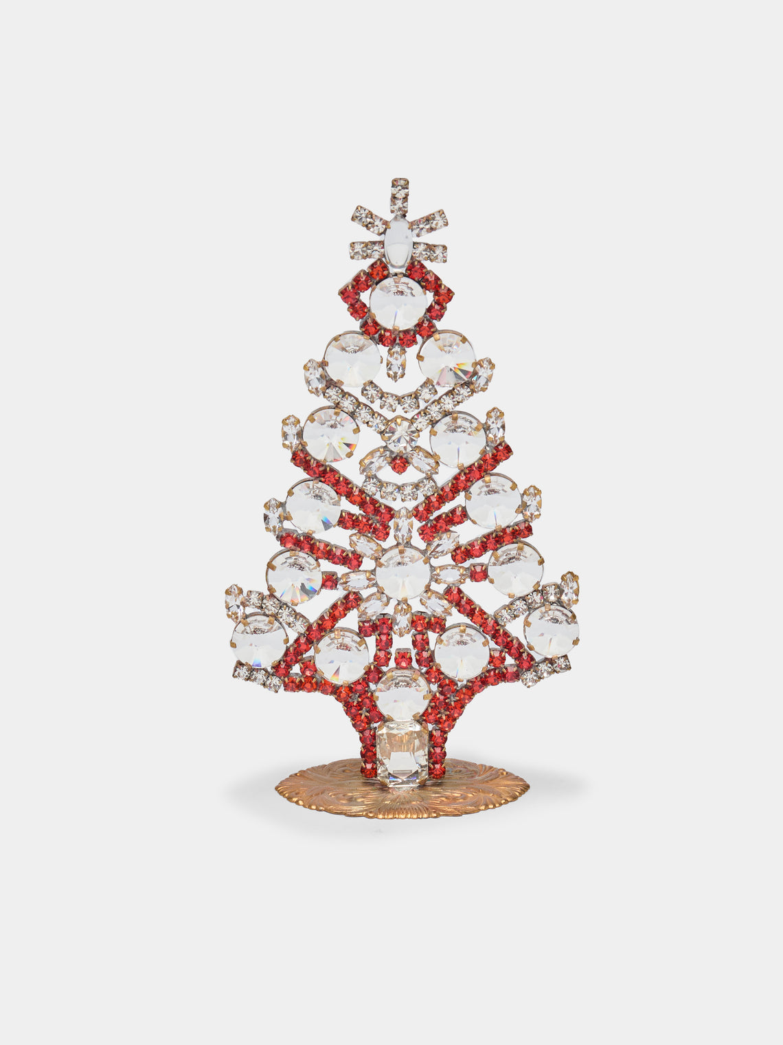 Antique and Vintage - 1930s Czech Jewelled Small Christmas Tree -  - ABASK - 