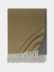 Johnstons of Elgin - Cashmere Ombré Blanket -  - ABASK - 