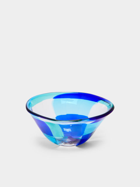 F&M Ballarin - Acquamarina Hand-Blown Murano Glass Bowls (Set of 2) -  - ABASK - 