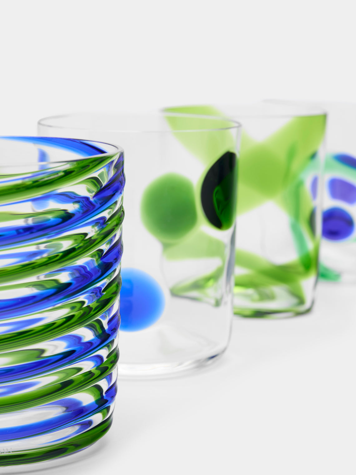 Carlo Moretti - Bora Hand-Blown Murano Glass Tumblers (Set of 6) -  - ABASK