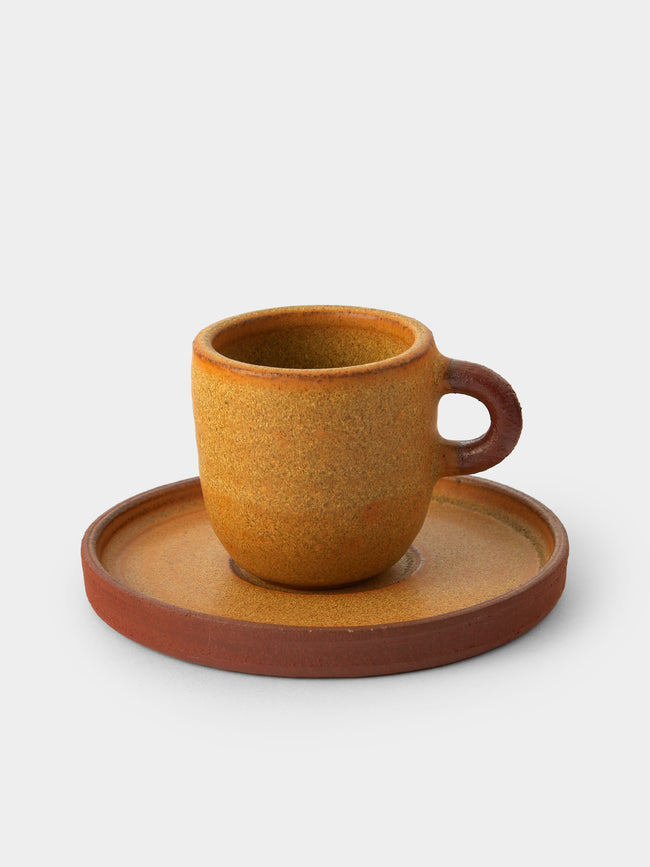 Andrea Tsang - Terra Stoneware Espresso Cups and Saucers (Set 4) -  - ABASK - 