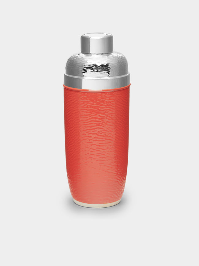 Zanetto - Enamelled Silver-Plated Cocktail Shaker -  - ABASK - 