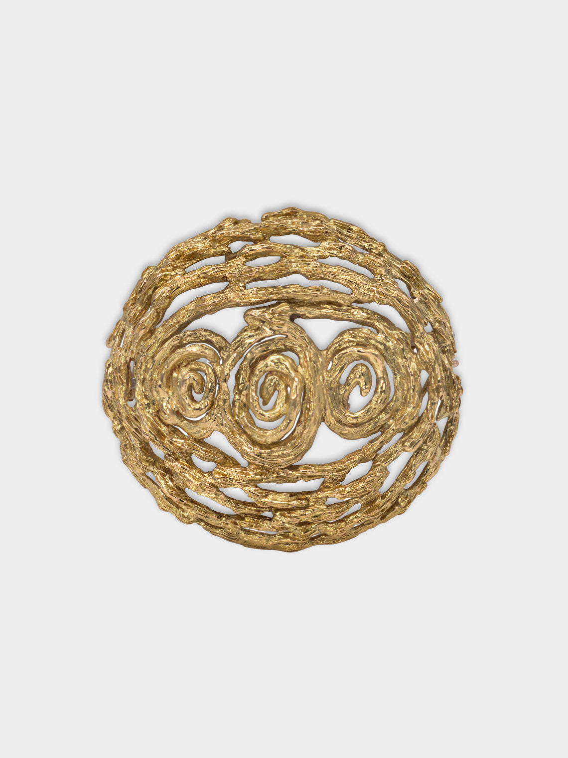 Mahnaz Collection - Vintage 1970 Chaumet Labyrinth 18-Karat Yellow Gold Necklace with Convertible Pendant -  - ABASK