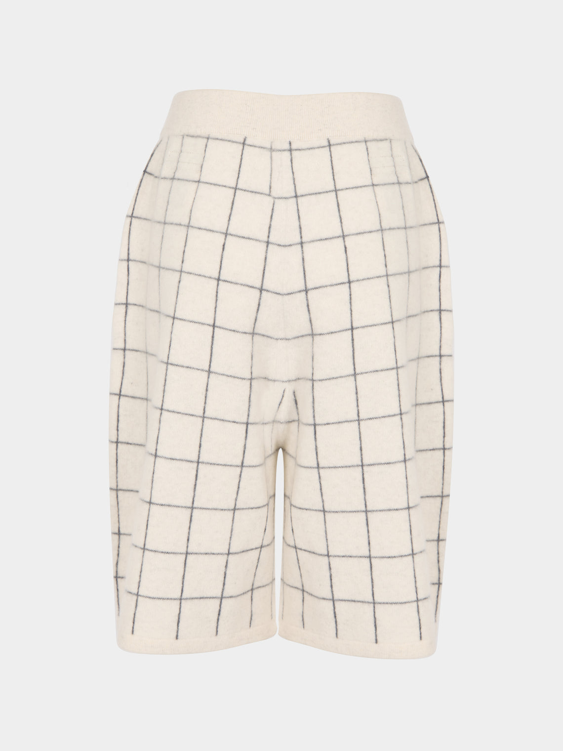 Frenckenberger - Cashmere Check Shorts | Size: S -  - ABASK