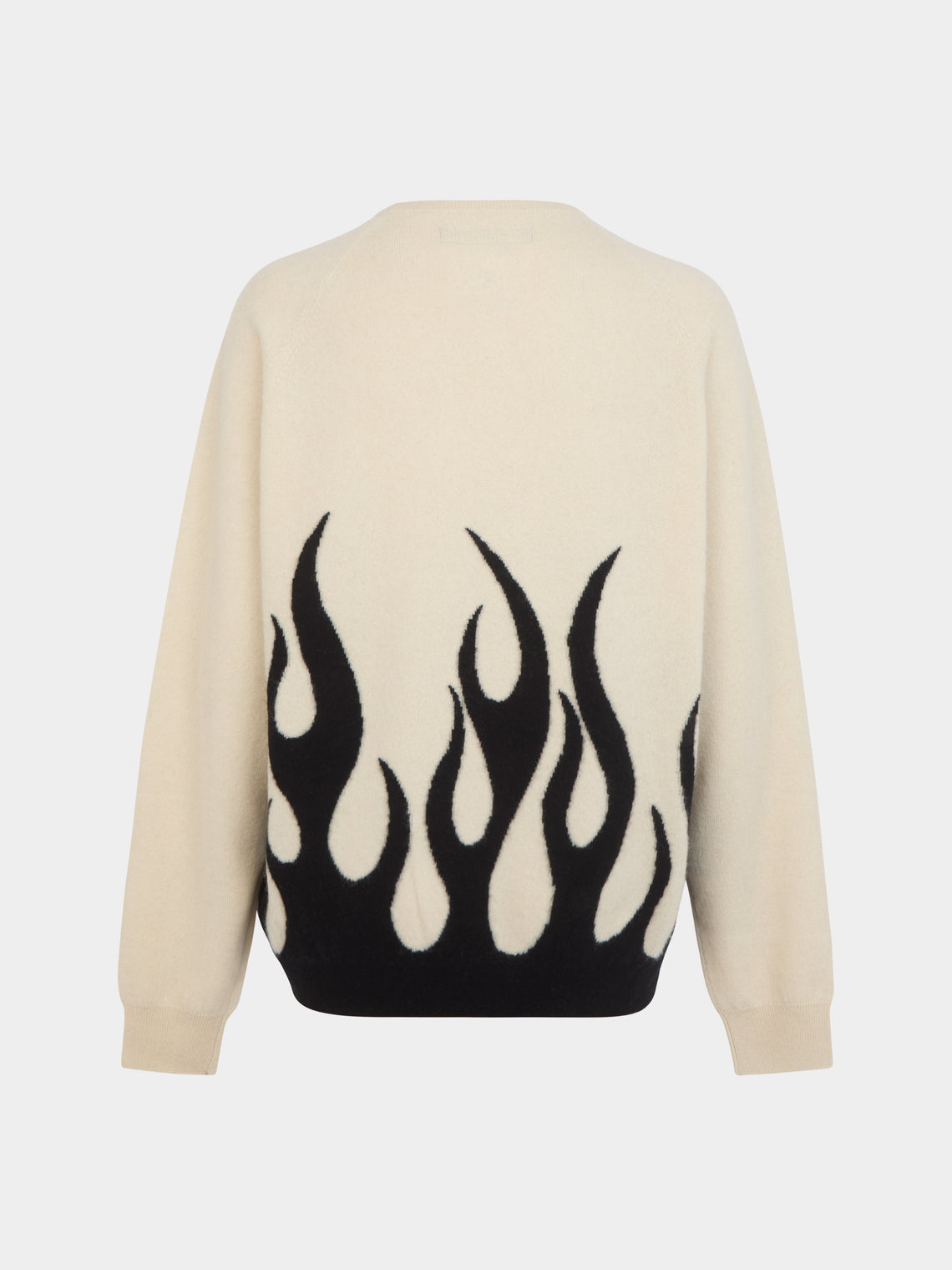 Frenckenberger - Sylvie Fleury Flame Cashmere R-Neck Sweater | Size: M -  - ABASK