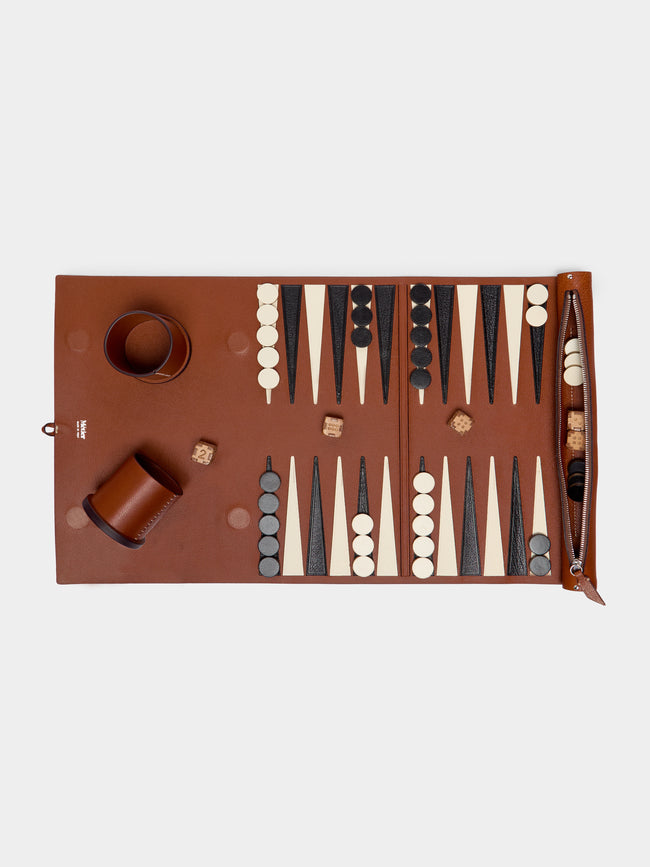 Métier - Leather Travel Backgammon Set -  - ABASK - 