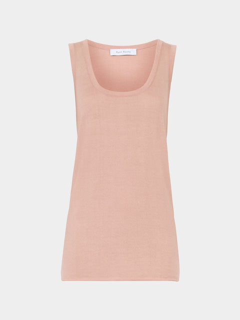 Ryan Roche - Cashmere Tank Top | Size: XS -  - ABASK - 