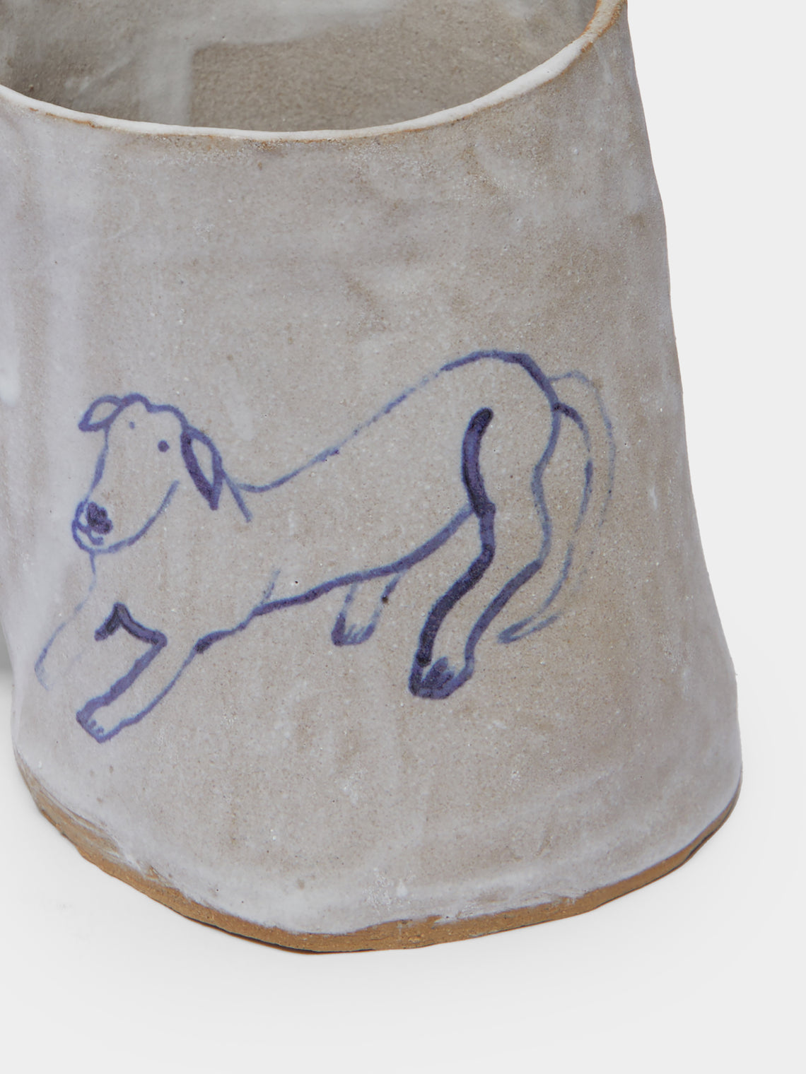 Liz Rowland - Dog Hand-Painted Ceramic Mug -  - ABASK