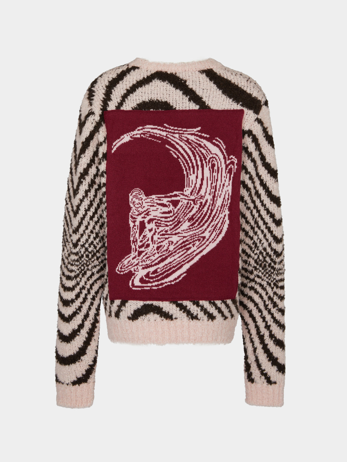 The Elder Statesman - Digital Surfer Cashmere Crew-Neck Sweater | Size: S -  - ABASK