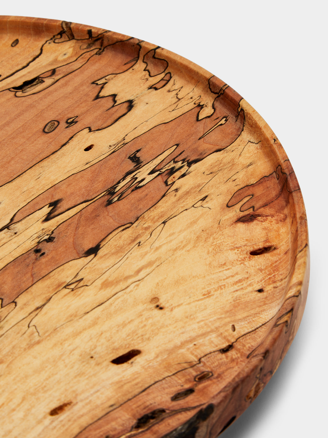 Iida Woodturning - Hand-Turned Wood Tray -  - ABASK