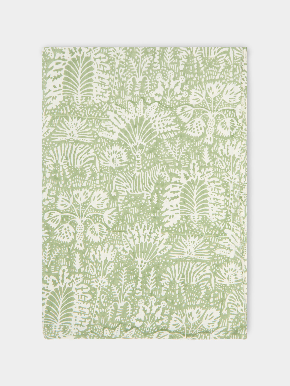 The Table Love - The Savanna Block-Printed Linen Tablelcoth -  - ABASK - 