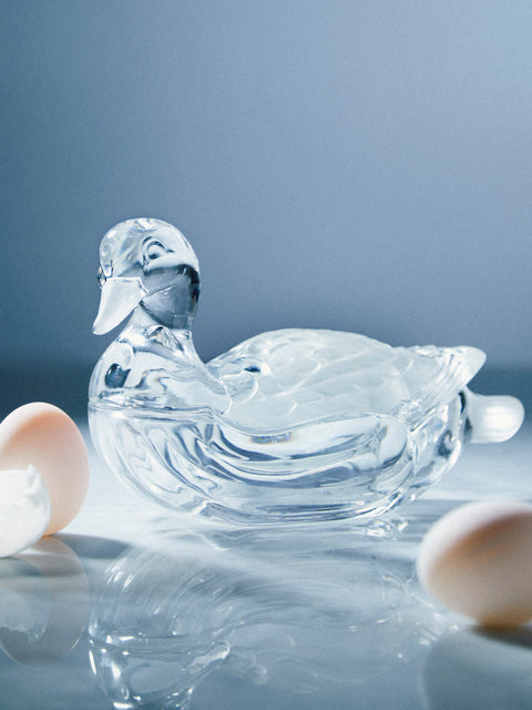 Antique and Vintage - 1930s Lalique Crystal Duck -  - ABASK