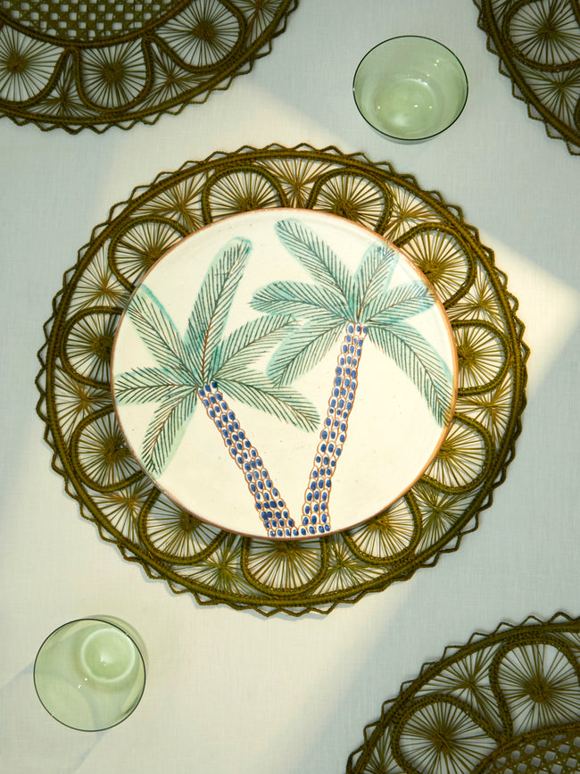Coro Cora - Nube Handwoven Iraca Palm Placemats (Set of 4) -  - ABASK