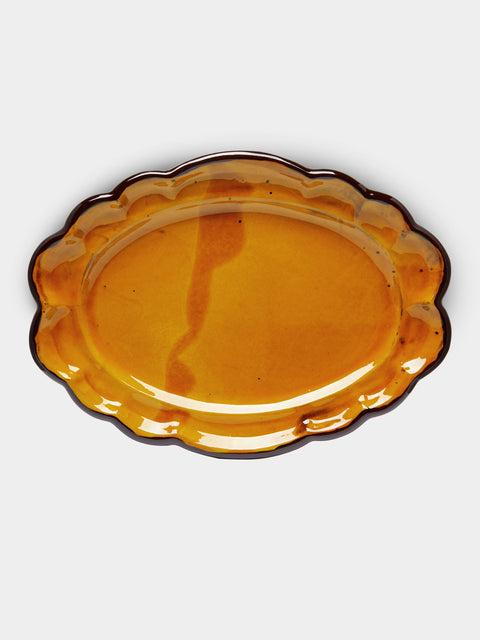 Poterie de Cliousclat - Slipware Serving Platter -  - ABASK - 