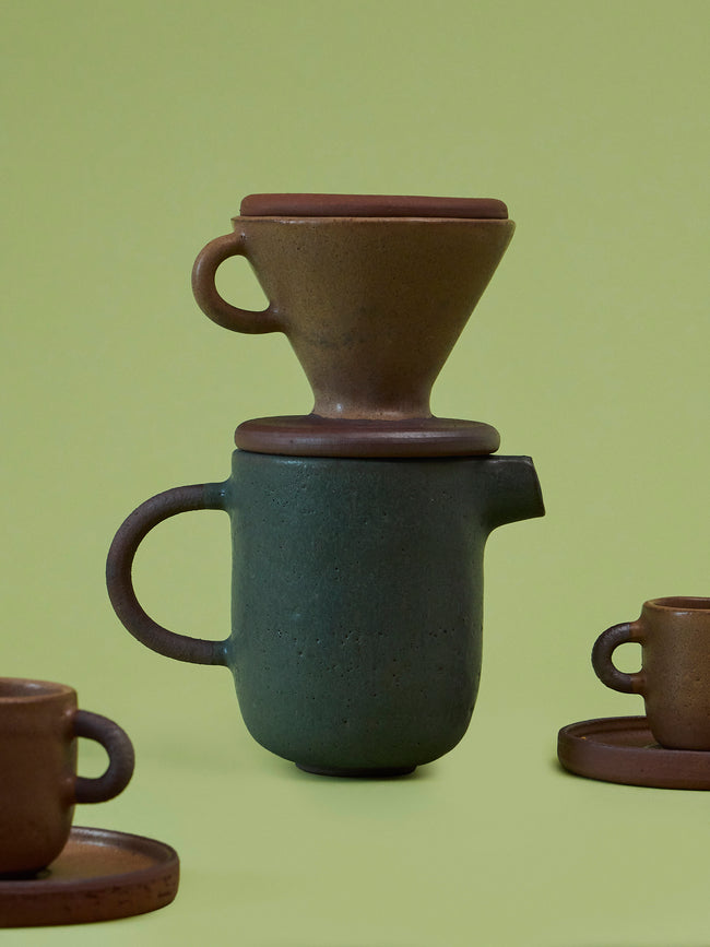 Andrea Tsang - Terra Stoneware Coffee Dripper Set -  - ABASK