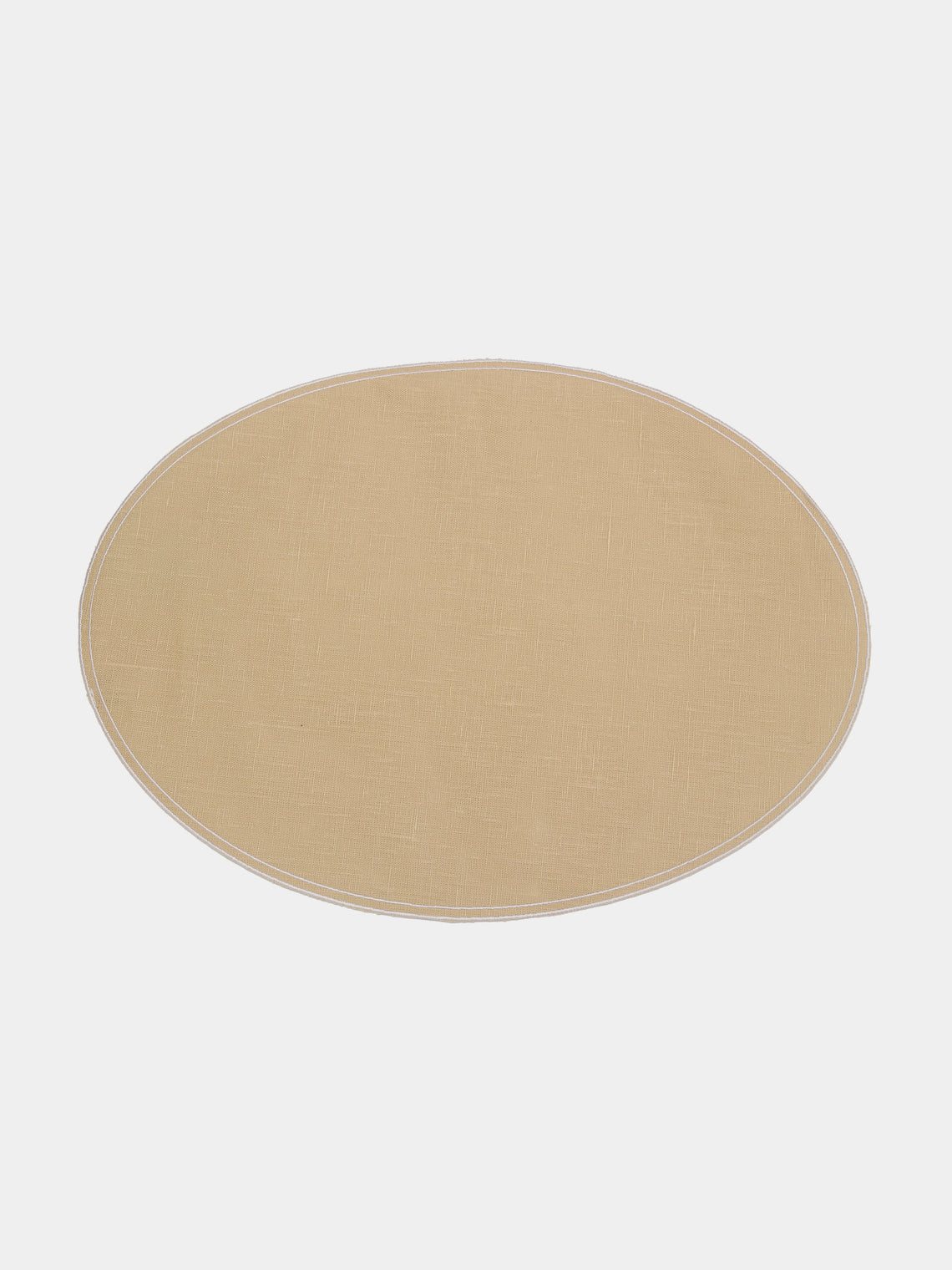 La Gallina Matta - Oval Linen Placemats (Set of 4) -  - ABASK - 