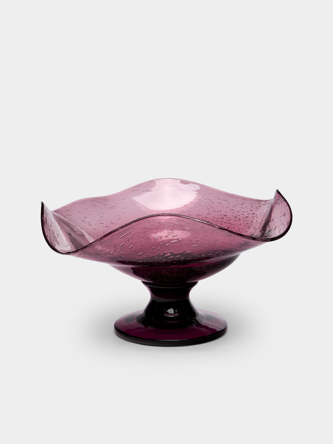 Antique and Vintage - 1980s La Verrerie de Biot Bubble Glass Bowl -  - ABASK - 