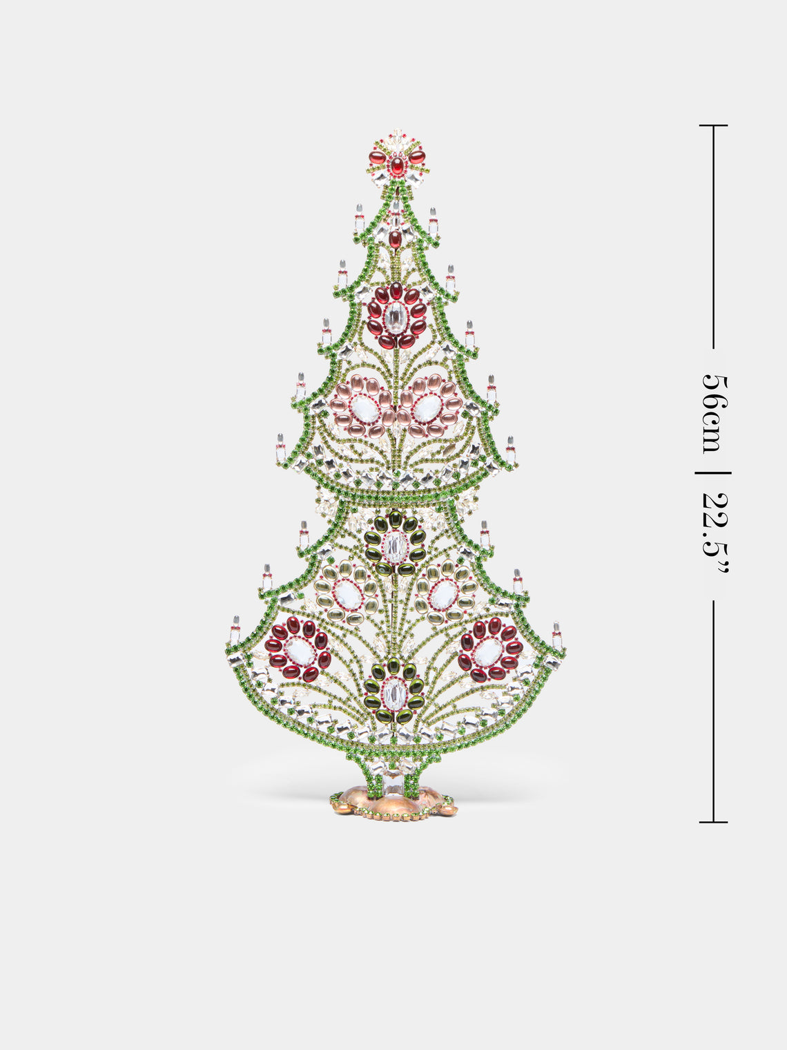 Antique and Vintage - 1930s Czech Jewelled Extra Large Christmas Tree -  - ABASK