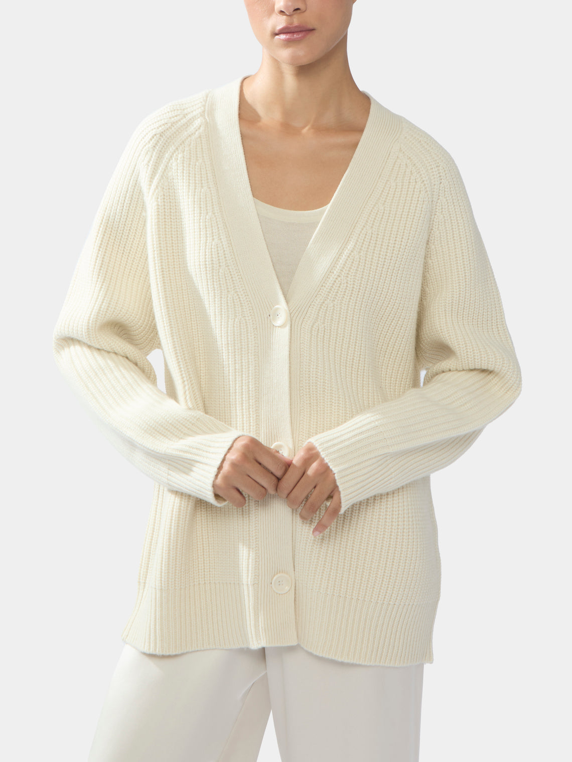 Cashmere Oversized Cardigan | Size: S