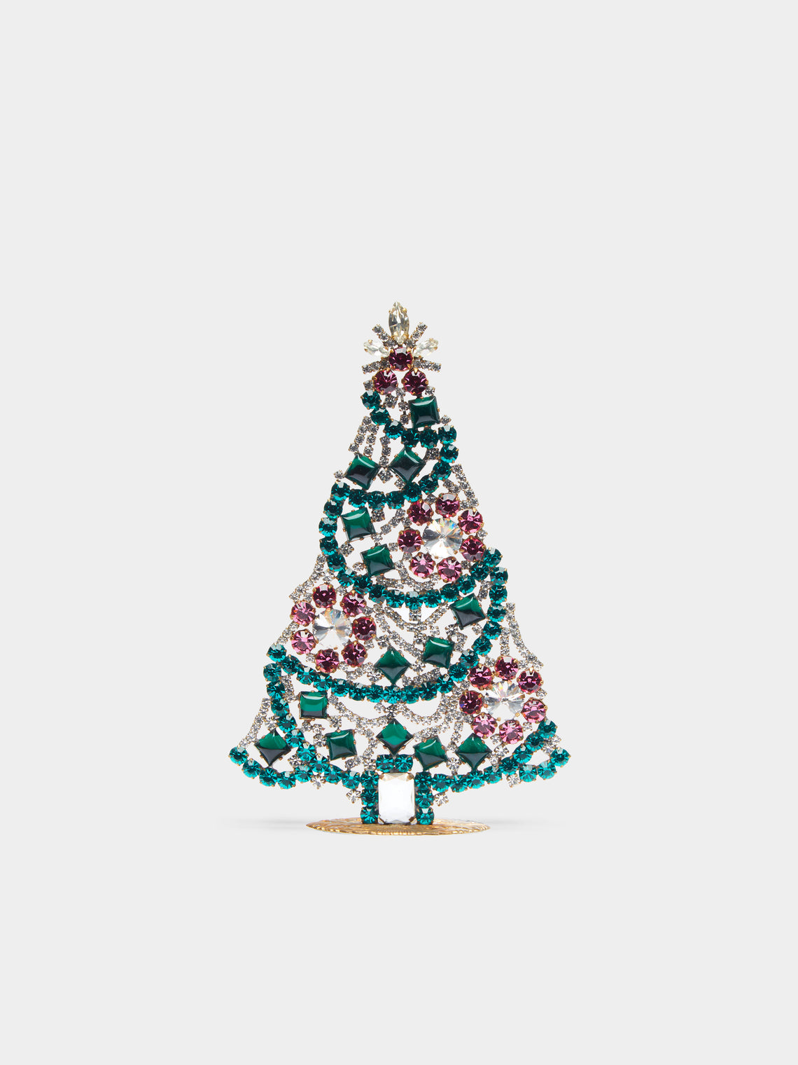 Antique and Vintage - 1930s Czech Jewelled Small Christmas Tree -  - ABASK - 