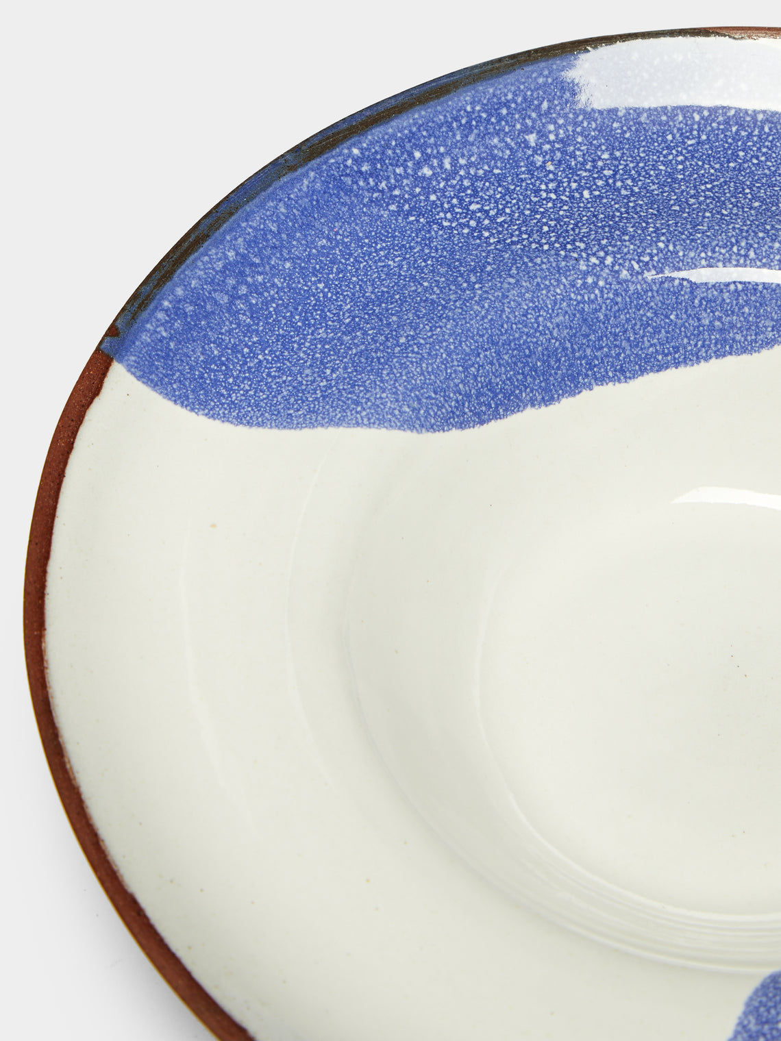 Silvia K Ceramics - Hand-Glazed Terracotta Rimmed Bowls (Set of 4) -  - ABASK