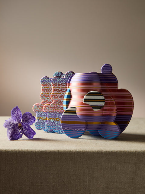 Jolie Ngo - Rainbow Thread Plastic Vessel -  - ABASK