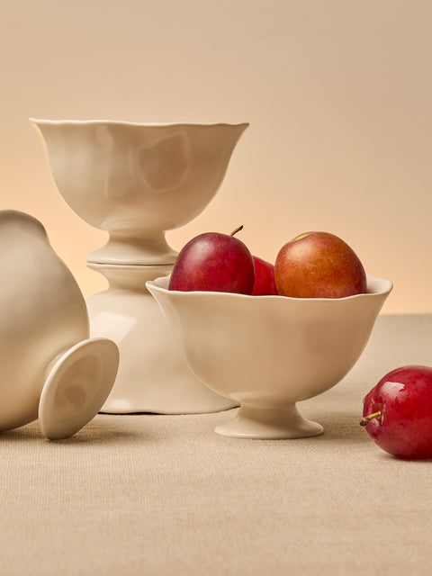 Park Nahye - Bloom Hand-Glazed Porcelain Dessert Bowls (Set of 4) -  - ABASK