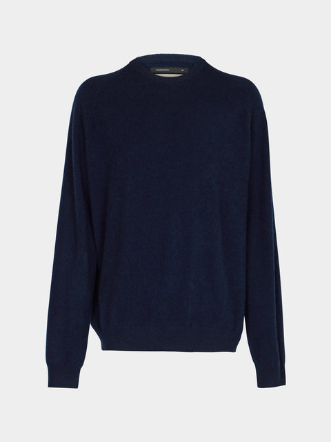 Frenckenberger - Cashmere R-Neck Boyfriend Sweater | Size: S -  - ABASK - 