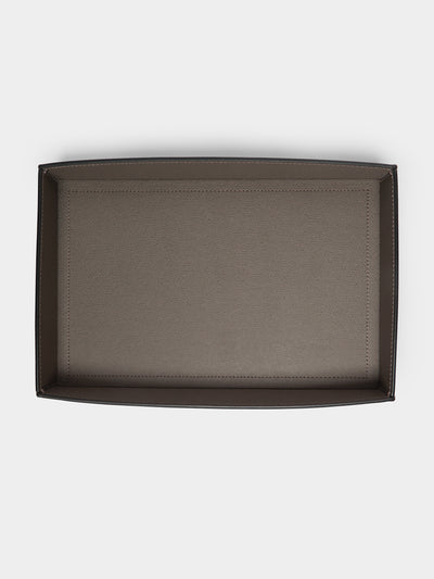 Giobagnara - Marea Large Leather Tray -  - ABASK - 