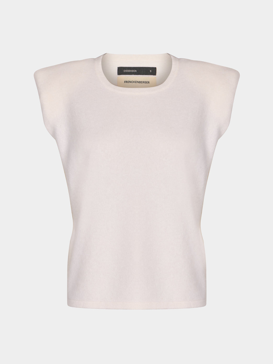 Frenckenberger - SL Mini Shoulder Cashmere Sleeveless Top | Size: XS -  - ABASK - 