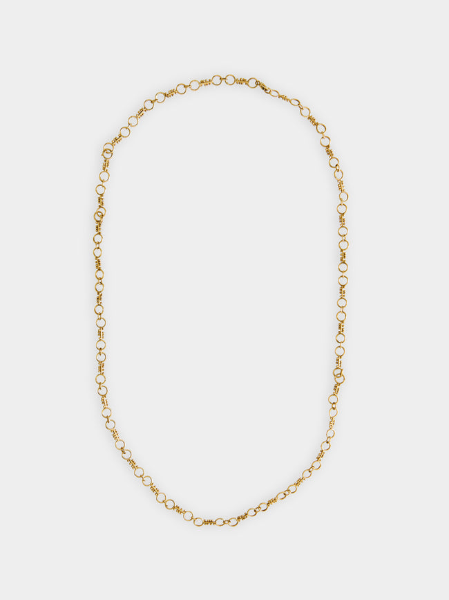 Mahnaz Collection - Vintage 1970s Modernist 18-Karat Gold Chain Necklace -  - ABASK - 