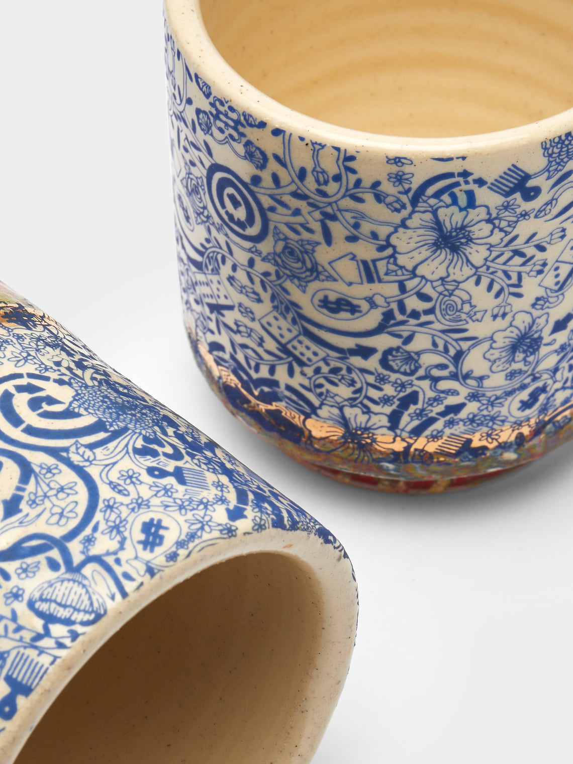 The Village Potter x Roberto Lugo - Edition 110 and 123 Ceramic Cups (Set of 2) -  - ABASK