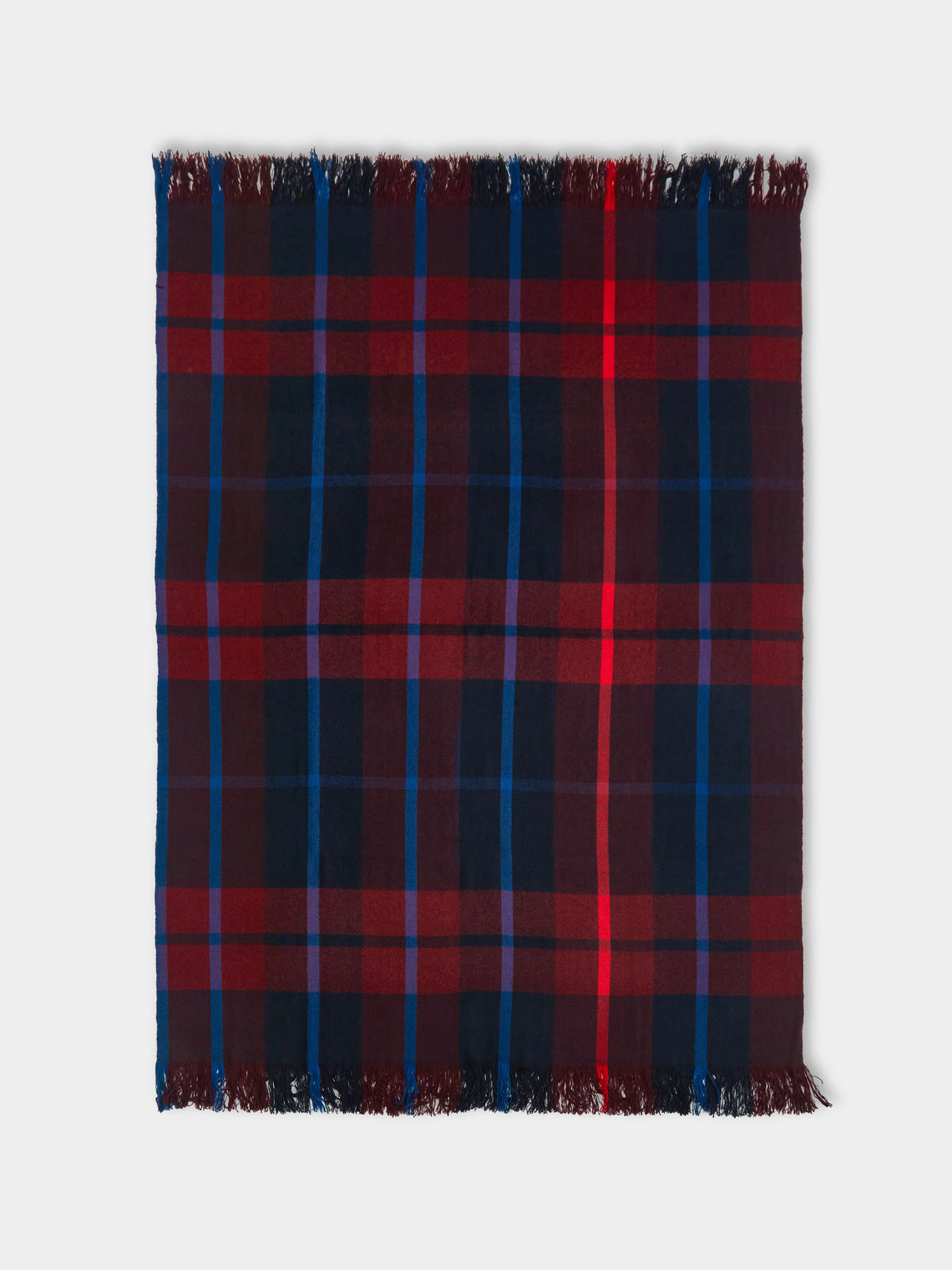 Otherways - Handwoven Yak Check Blanket -  - ABASK