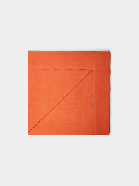 Peter Speliopoulos Projects - Hem-Stitched Linen Napkins (Set of 4) -  - ABASK - 