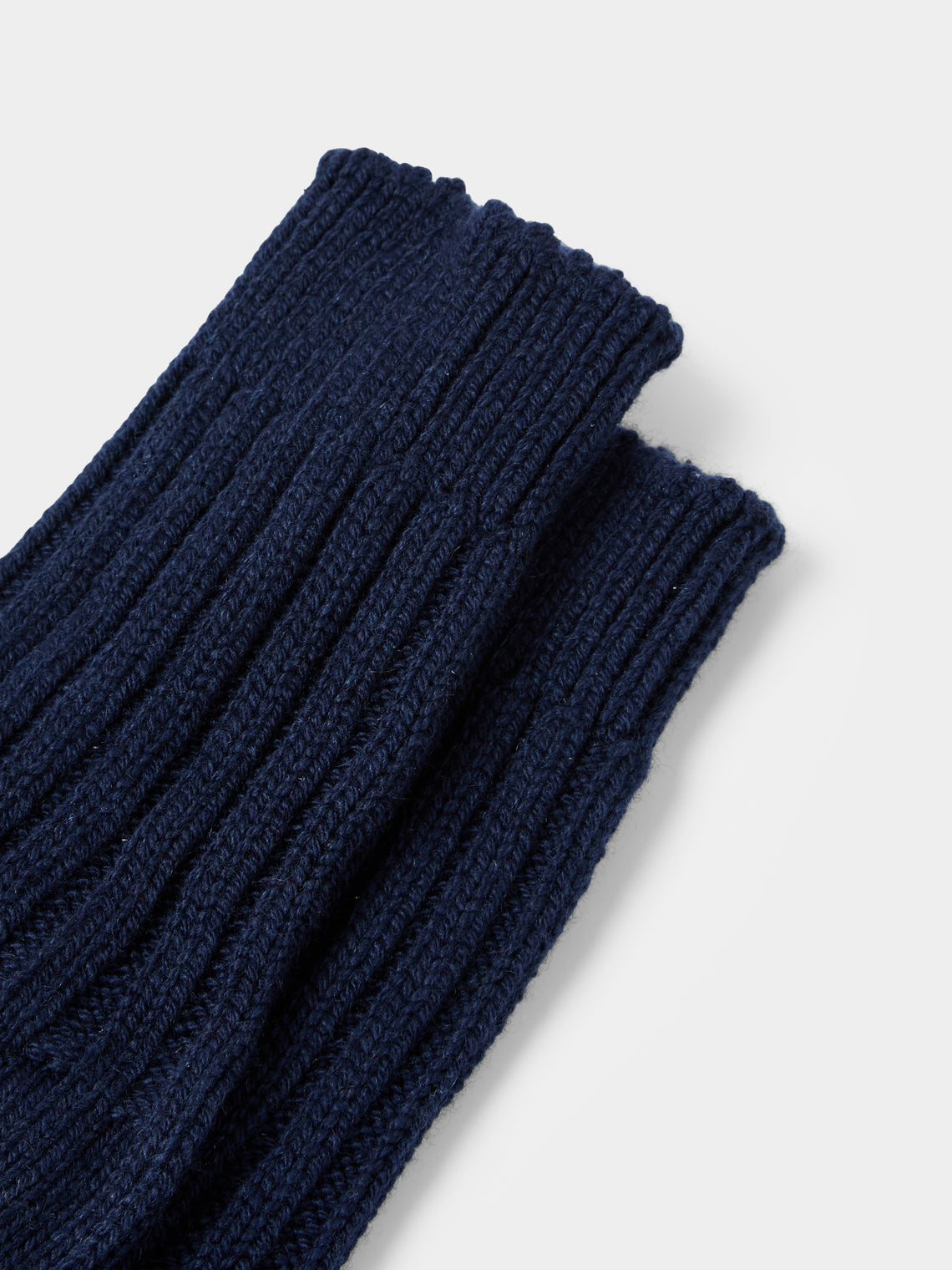 The Elder Statesman - Yosemite Ribbed Cashmere Socks | One Size -  - ABASK