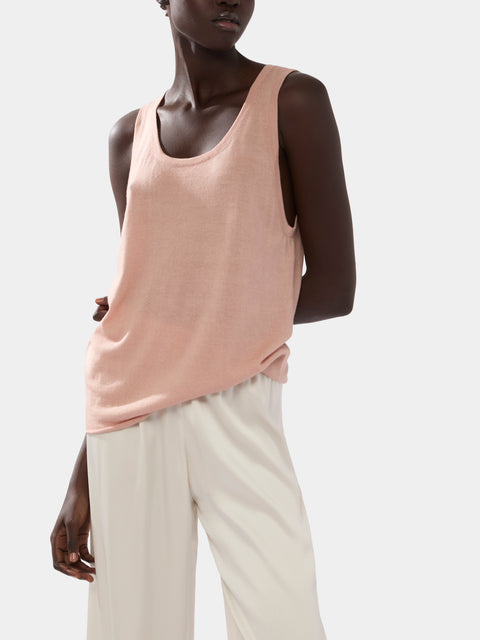 Ryan Roche - Cashmere Tank Top -  - ABASK